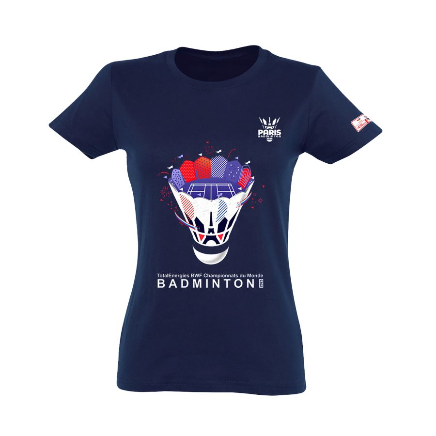 T-shirt Affiche Femme BLEU MARINE